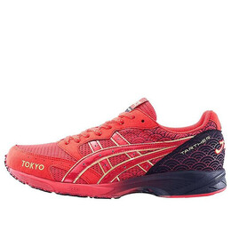 Asics: Красные кроссовки 