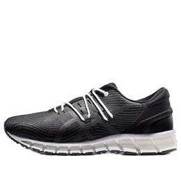 Asics: Чёрные кроссовки 