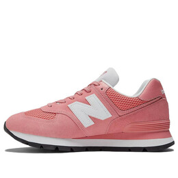 New Balance: Розовые кроссовки  574