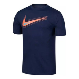 Nike: Синяя футболка 