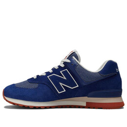New Balance: Синие кроссовки 