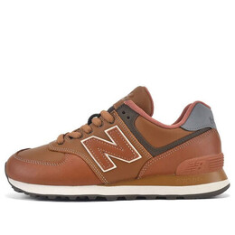 New Balance: Коричневые кроссовки  574