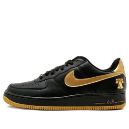 Nike: Чёрные кроссовки  Air Force 1