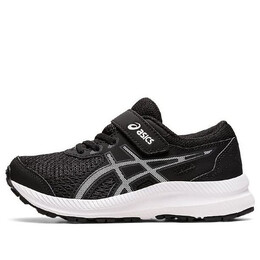 Asics: Чёрные кроссовки 