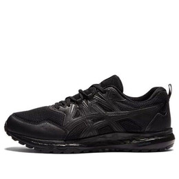 Asics: Чёрные кроссовки 