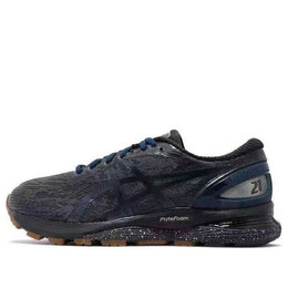 Asics: Чёрные кроссовки 