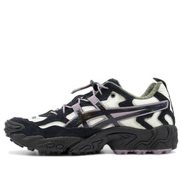 Asics: Чёрные кроссовки 