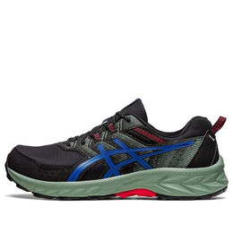 Asics: Чёрные кроссовки 