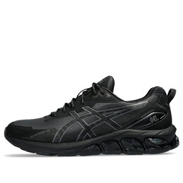 Asics: Чёрные кроссовки 