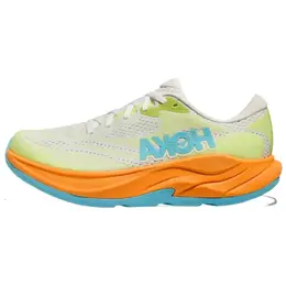 Hoka One One: Оранжевые кроссовки 