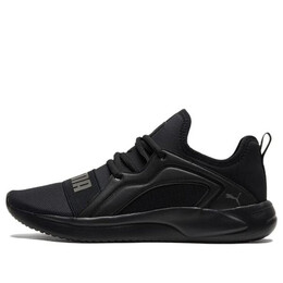 PUMA: Чёрные кроссовки 