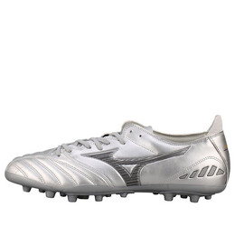 Mizuno: Серебристые кроссовки 