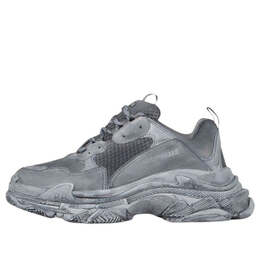 Balenciaga: Серые кроссовки  Triple S