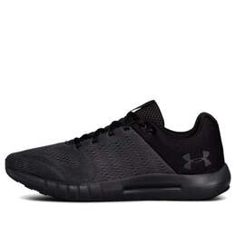 Under Armour: Чёрные кроссовки 