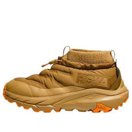 Hoka One One: Коричневые кроссовки 