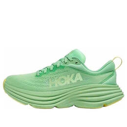 Hoka One One: Зелёные кроссовки 