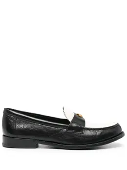 Tory Burch: Белые лоферы 