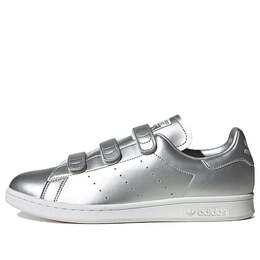 Adidas: Серебристые кроссовки  Originals Stan Smith