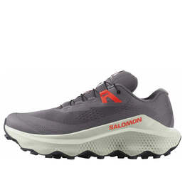 Salomon: Серые кроссовки 