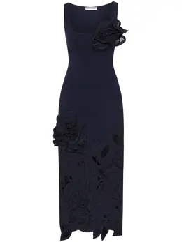 Oscar de la Renta: Трикотажное платье 