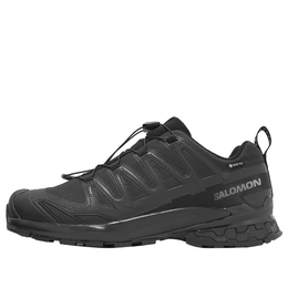 Salomon: Чёрные кроссовки 