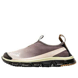 Salomon: Серые кроссовки 