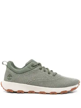 Timberland: Зелёные кроссовки 