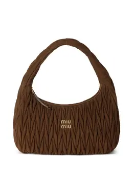 Miu Miu: Коричневая сумка 