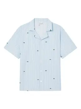 Lacoste: Голубая рубашка 