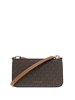Michael Michael Kors: Коричневая сумка через плечо 