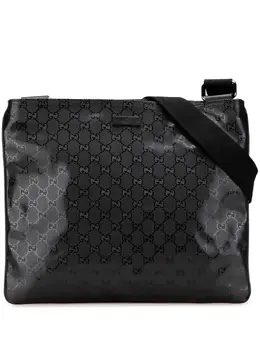 Gucci Pre-Owned: Чёрная сумка через плечо 