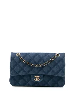 CHANEL Pre-Owned: Голубая сумка 
