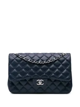 CHANEL Pre-Owned: Голубая сумка 