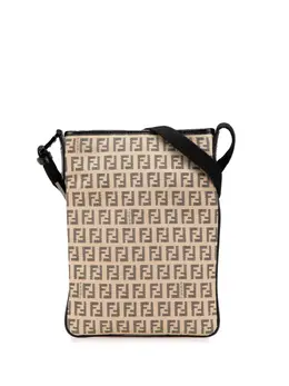 Fendi Pre-Owned: Коричневая сумка через плечо 