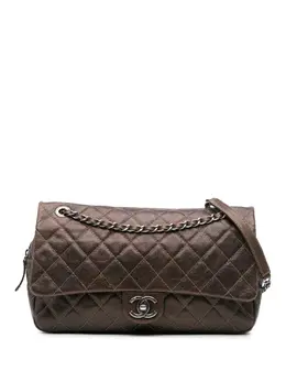 CHANEL Pre-Owned: Коричневая сумка 