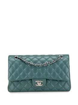 CHANEL Pre-Owned: Зелёная сумка 