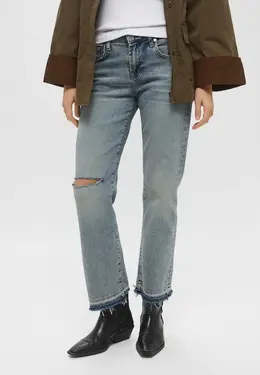 7 For All Mankind: Прямые джинсы 