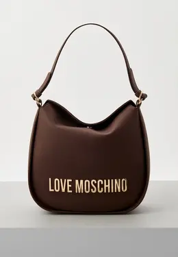 Love Moschino: Коричневая сумка 