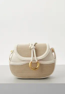 Coccinelle: Бежевая сумка 