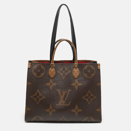 Louis Vuitton: Коричневая сумка 