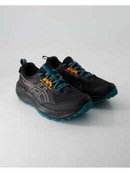 Asics: Чёрные кроссовки 