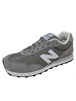 New Balance: Серые кроссовки 