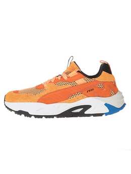 PUMA: Оранжевые кроссовки 