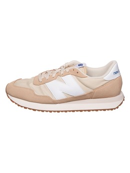 New Balance: Бежевые кроссовки 