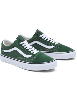 Vans: Зелёные кроссовки 
