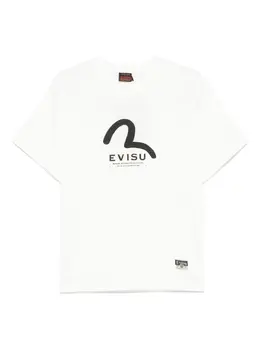 EVISU: Футболка с принтом 