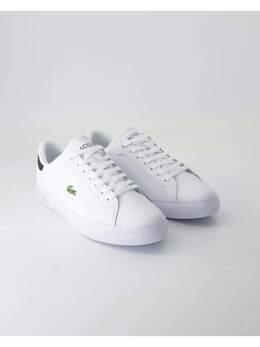 Lacoste: Белые кроссовки 