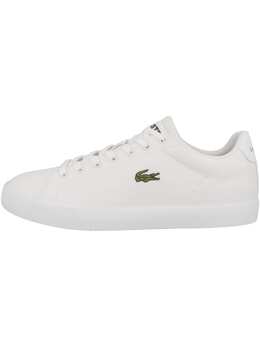 Lacoste: Белые кроссовки 