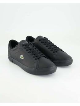 Lacoste: Чёрные кроссовки 