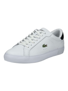 Lacoste: Белые кроссовки 